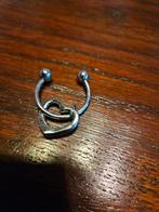 Mooie piercing met hartje - Nieuwstaat!, Ophalen of Verzenden, Nieuw, Staal, Overige typen
