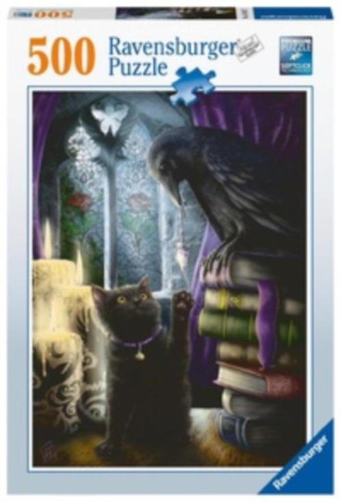 Ravensburger: Zwarte Kat en Raaf 500 stukjes, Hobby en Vrije tijd, Denksport en Puzzels, Nieuw, Legpuzzel, 500 t/m 1500 stukjes
