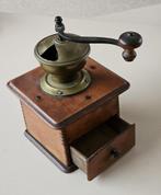antieke Franse houten schoot-koffiemolen - jaren 1900/1930, Ophalen