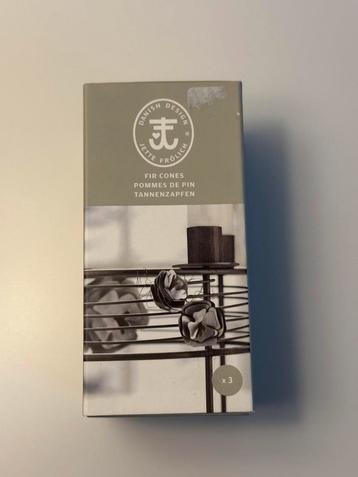 Danish Design, 3 zilverkleurige roosjes, Jette Frölich beschikbaar voor biedingen