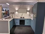 Showroom keuken voor maar €8.950,-, Ophalen, U-keuken, Blauw, Nieuw