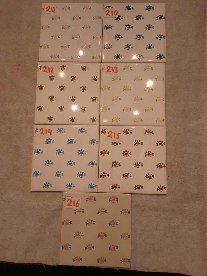 Mozaïek tegels, diverse kleuren en motieven., Hobby en Vrije tijd, Knutselen, Nieuw, Materiaal, Ophalen of Verzenden