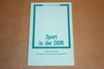 Sport in der DDR - Oude uitgave 1984, Boeken, Geschiedenis | Wereld, Ophalen of Verzenden, Zo goed als nieuw, Europa