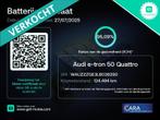 Audi E-tron 50 quattro SOH 95% 71 kWh PANO NAP BTW, Automaat, Zwart, 71 kWh, Zwart