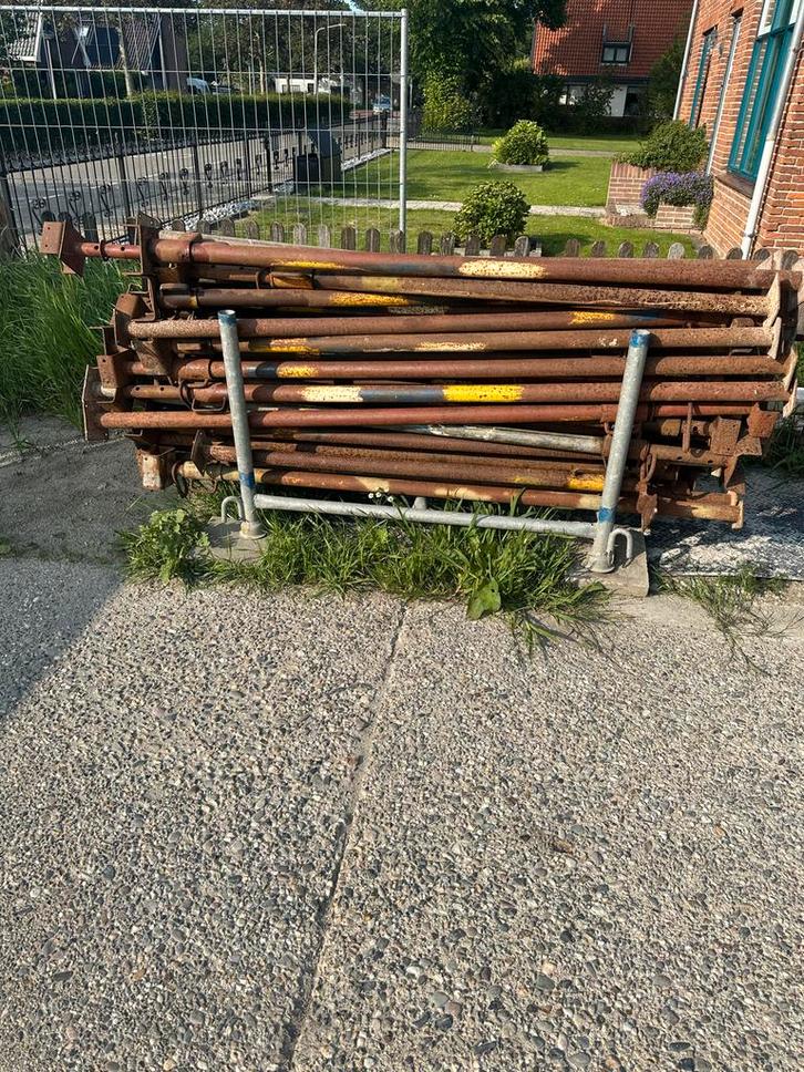 Bouwstempels 275cm - Gebruikt, Doe-het-zelf en Verbouw, Steigers, Gebruikt, Overige typen, 2 tot 5 meter, Ophalen of Verzenden