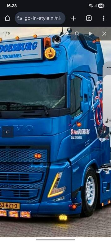 *** NIEUWE set oranje drl lichten voor Volvo vanaf 2021+ *** beschikbaar voor biedingen