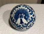 Keramiek delfts blauwe bal met rechte onderkant, Ophalen of Verzenden