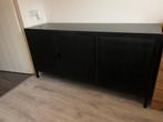 Zwart dressoir “Alain”, Ophalen, 100 tot 150 cm, Zo goed als nieuw, 25 tot 50 cm