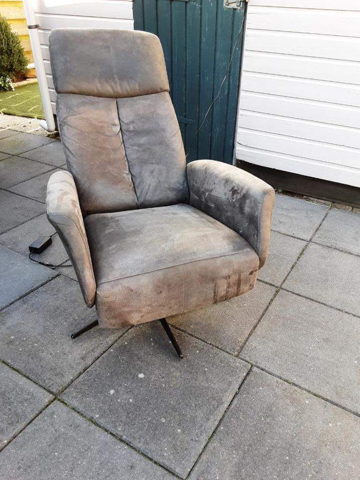 Elektrische draaistoel, Huis en Inrichting, Fauteuils, Gebruikt, Overige materialen, 50 tot 75 cm, Minder dan 75 cm, Ophalen