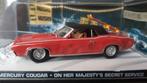 Mercury Cougar 1:43 James Bond 007 Majesty Secret Pol, Overige merken, Auto, Verzenden, .