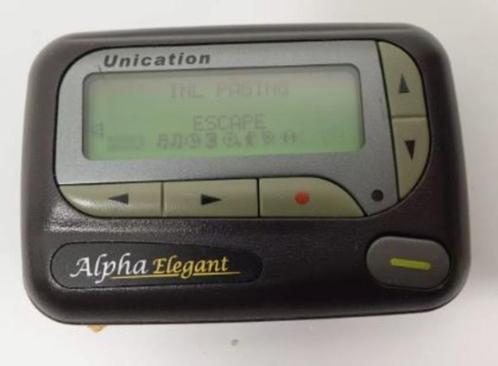 ALPHA Elegant ANNP TUB458 pager beeper pieper, Telecommunicatie, Zenders en Ontvangers, Gebruikt, Zender, Ophalen of Verzenden