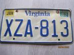USA  Nummerplaat  -  Virginia  jan 82, Auto-onderdelen, Verzenden, Gebruikt
