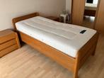Seniorenbed 90x200cm.met electr. lattenbodem en matras, Ophalen, Verstelbaar, 90 cm, Zo goed als nieuw