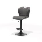Barkruk Cordoba met gasveer stof soft antraciet | Webshop, Huis en Inrichting, Barkrukken, Nieuw, Ophalen of Verzenden, 90 cm of meer
