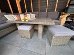 Complete tuinset, Tuin en Terras, Tuinsets en Loungesets, Ophalen, Zo goed als nieuw, Bank