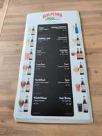 Gulpener metalen krijtbord, Verzamelen, Ophalen of Verzenden, Zo goed als nieuw, Reclamebord, Plaat of Schild, Overige merken