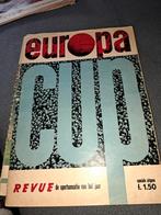 Europa cup tijdschrift 1962, 1960 tot 1980, Ophalen of Verzenden, Tijdschrift