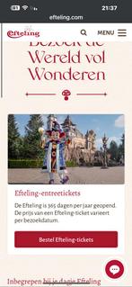 Ik heb 3 toegangskaarten voor het Efteling-park., Verzamelen, Efteling, Ophalen of Verzenden, Button of Speldje