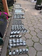 Partij steigerbuis koppelingen,  zie foto 2 voor overzicht, Ophalen of Verzenden, Zo goed als nieuw