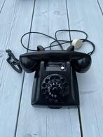 PTT bakelite telefoon zwart., Telecommunicatie, Ophalen of Verzenden, Gebruikt, Met draaischijf