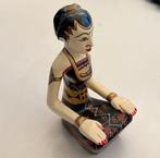 Houten bruidsbeeldje uit Indonesië, Antiek en Kunst, Ophalen of Verzenden