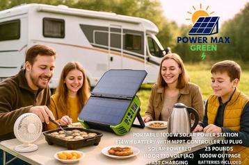 Portable Power Station 1000W Generator Built-in Solar Panel beschikbaar voor biedingen