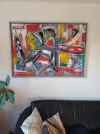 Schilderij van Ed Bos, 100x140 cm, Antiek en Kunst, Kunst | Schilderijen | Abstract, Ophalen