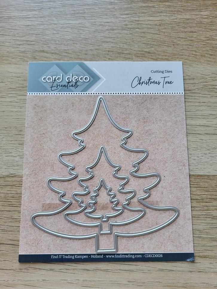 Card Deco Essentials Cutting Dies Christmas Trees #26, Hobby en Vrije tijd, Scrapbooking, Nieuw, Frame of Mal, Overige merken
