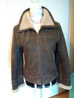 Lammy coat Bicker model. S/M, Ophalen of Verzenden, Zo goed als nieuw, Bruin