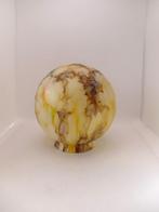 antiek art deco glas plafondlamp plafonniere lampenkap, Antiek en Kunst, Curiosa en Brocante, Ophalen of Verzenden