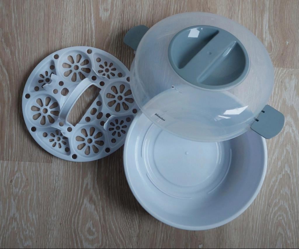 Alecto babyflessen stomer / sterilisator voor magnetron, Ophalen of Verzenden, Zo goed als nieuw, Sterilisator
