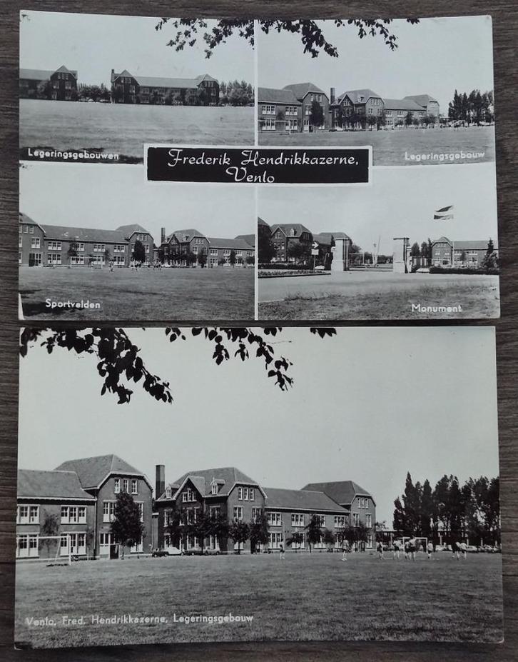 Jaren 70 Ansichtkaart Kaart Frederik Hendrik Kazerne Venlo, Verzamelen, Ansichtkaarten | Nederland, Gelopen, Limburg, 1960 tot 1980