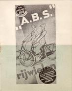 A.B.S. Rijwielen - Oud Reclameboekje - Bouma, Sneek, Verzamelen, Merken en Reclamevoorwerpen, Ophalen of Verzenden, Overige typen