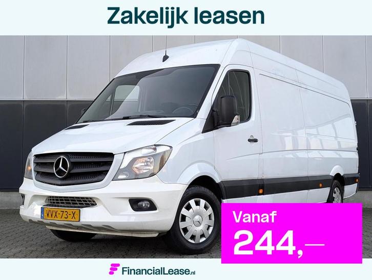 Mercedes-Benz Sprinter 314 140PK AUTOMAAT L3H2 AIRCO NAVI 43, Auto's, Bestelauto's, Bedrijf, Lease, Financial lease, 4x4, ABS