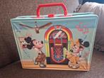 Disney Mickey en Minnie  cassettebandjes koffer vintage, Ophalen of Verzenden, Mickey Mouse, Zo goed als nieuw