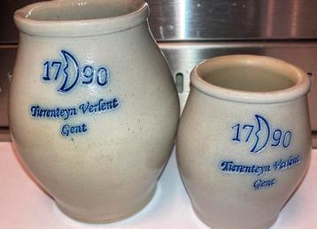 2 Keulsepot Gent 1790 Tierenteijn Verlent Pot Mostaard Ppst beschikbaar voor biedingen
