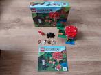 lego minecraft 21179 het paddestoelen huis, Ophalen of Verzenden, Zo goed als nieuw