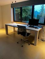 Grote Witte Tafel/Bureau - 8 persoons - Oosterbeek, Huis en Inrichting, Ophalen, Zo goed als nieuw, Bureau