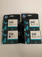 3x HP342 kleur en 1x HP336 zwart NIEUW inkt cartridge, Nieuw, Cartridge, Hp, Ophalen of Verzenden