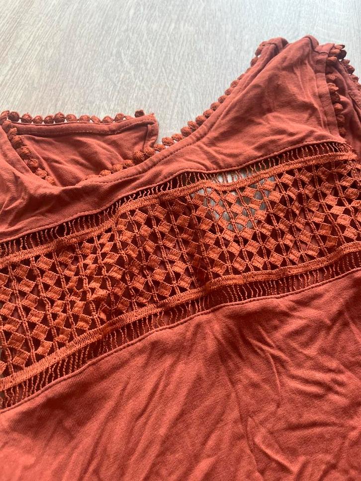 H&M Jurk Maat S - Mooie Details!, Kleding | Dames, Jurken, Gedragen, Maat 36 (S), Knielengte, Ophalen