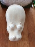 Betonnen dierenbeeld - Hippo, Ophalen of Verzenden, Gebruikt, Beton, Dierenbeeld