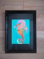 Zeepaard schilderij met lijst, Huis en Inrichting, Ophalen of Verzenden, Zo goed als nieuw