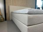 TEDDY BOXSPRING 180x200 TEDDY BOUCLÉ STOF 160 200, Grijs, Ophalen of Verzenden, 180 cm, 200 cm