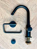 Set Fonteinkraan | WC Rolhouder | Haakje | zwart, Ophalen of Verzenden, Gebruikt, Kraan