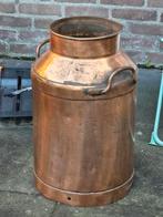 Antieke koperen melkbus - 40 liter, Ophalen, Koper