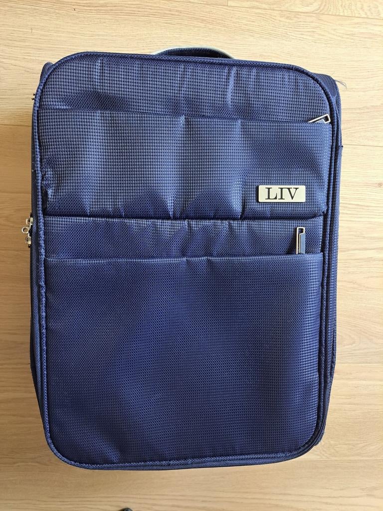 Handbagage koffer liv blauw, Sieraden, Tassen en Uiterlijk, Koffers, Ophalen, Gebruikt, Wieltjes