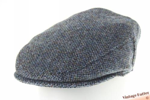 Platte pet Hawkins Harris Tweed blauw scheerwol 59 nieuw, Kleding | Heren, Hoeden en Petten, Nieuw, Pet, 58 of 59 cm (L, 7¼ of ⅜ inch)