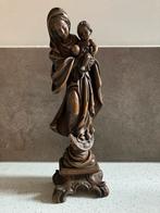 Maria met kind beeld - Oberammergau houtsnijwerk, Ophalen of Verzenden