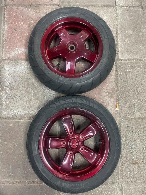 Vespa lx/s velgensetjes gecoat candyred, Motoren, Tuning en Styling, Ophalen of Verzenden