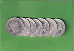 7 Koningin Wilhelmina Rijksdaalders Divers, Zilver, Koningin Wilhelmina, 2½ gulden, Verzenden